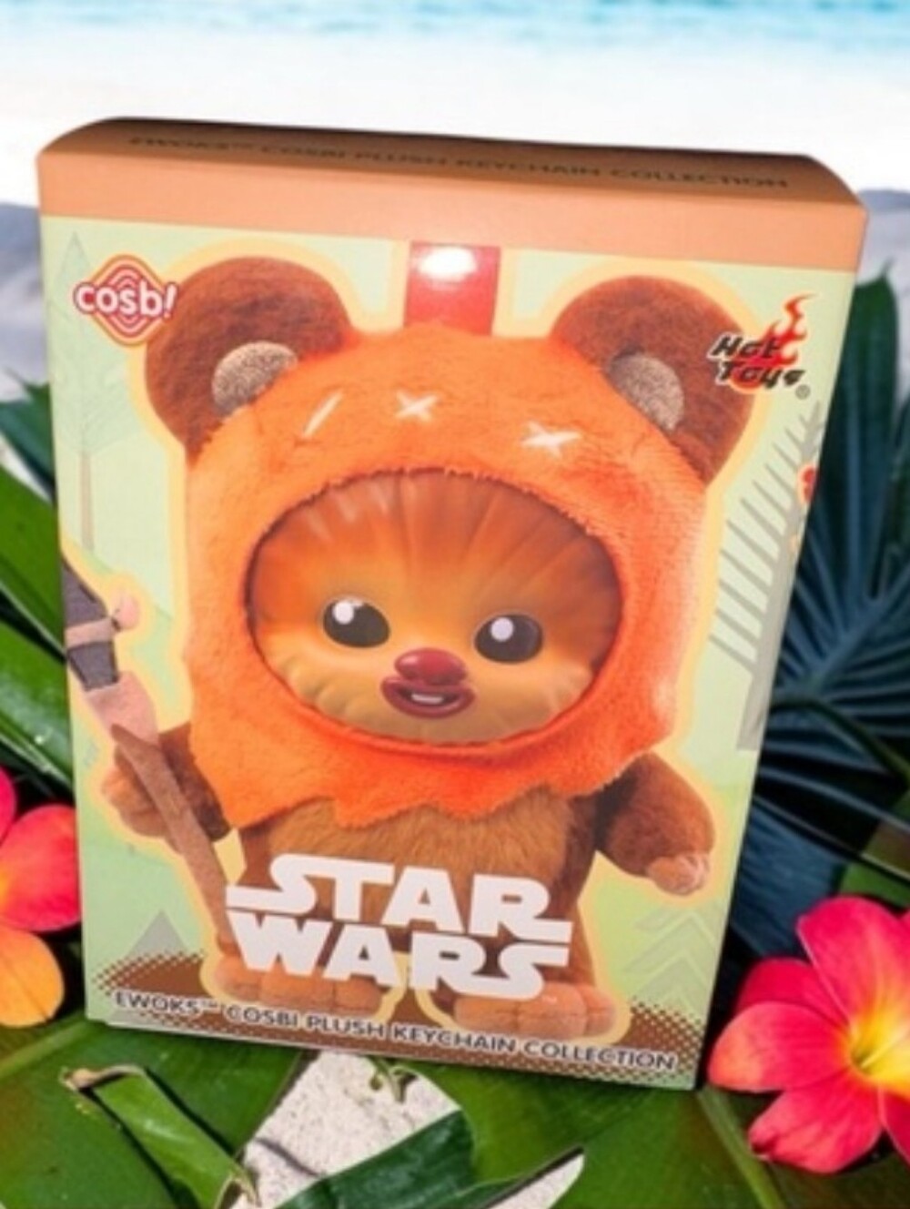 Star Wars Ewoks COSBI Plush Keychain Hot Toys NIB Rare Collectible